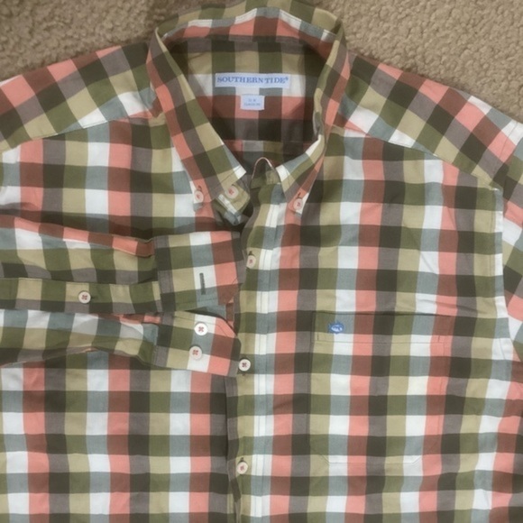 Southern Tide Other - Southern Tide Mens Medium Long Sleeve Plaid‎
